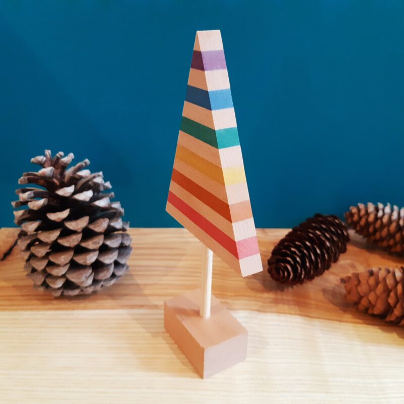 Sapin de Noël "Arc-en-ciel" inversé – Image 2