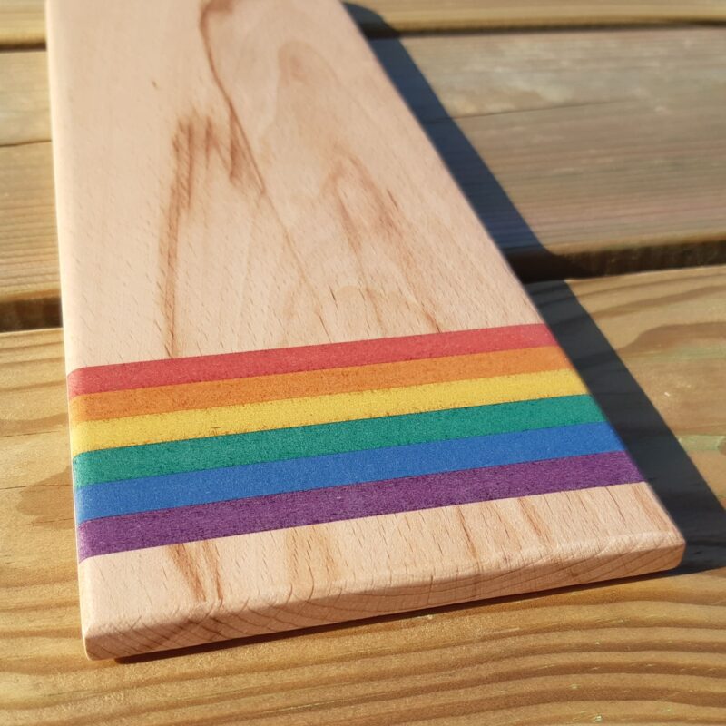 Planche à découper "Arc-en-ciel" - rond – Image 6