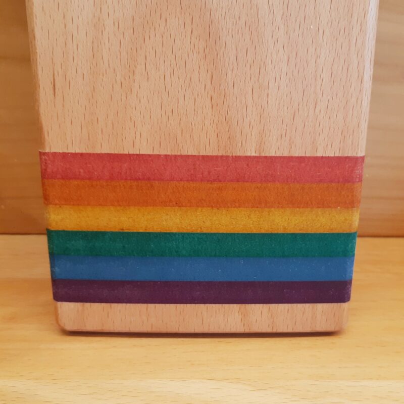 Planche à découper "Arc-en-ciel" - triangle – Image 4